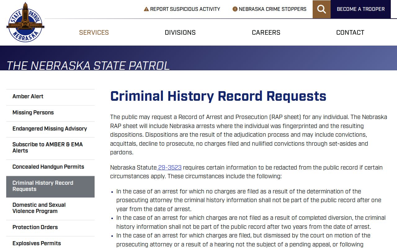 Polk County traffic warrant search reference showing Nebraska RAP access limits